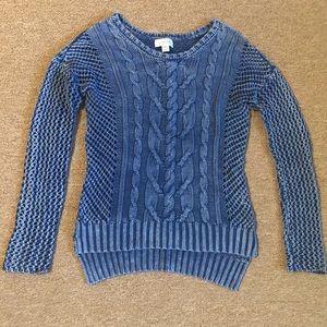 Cute denim like color sweater